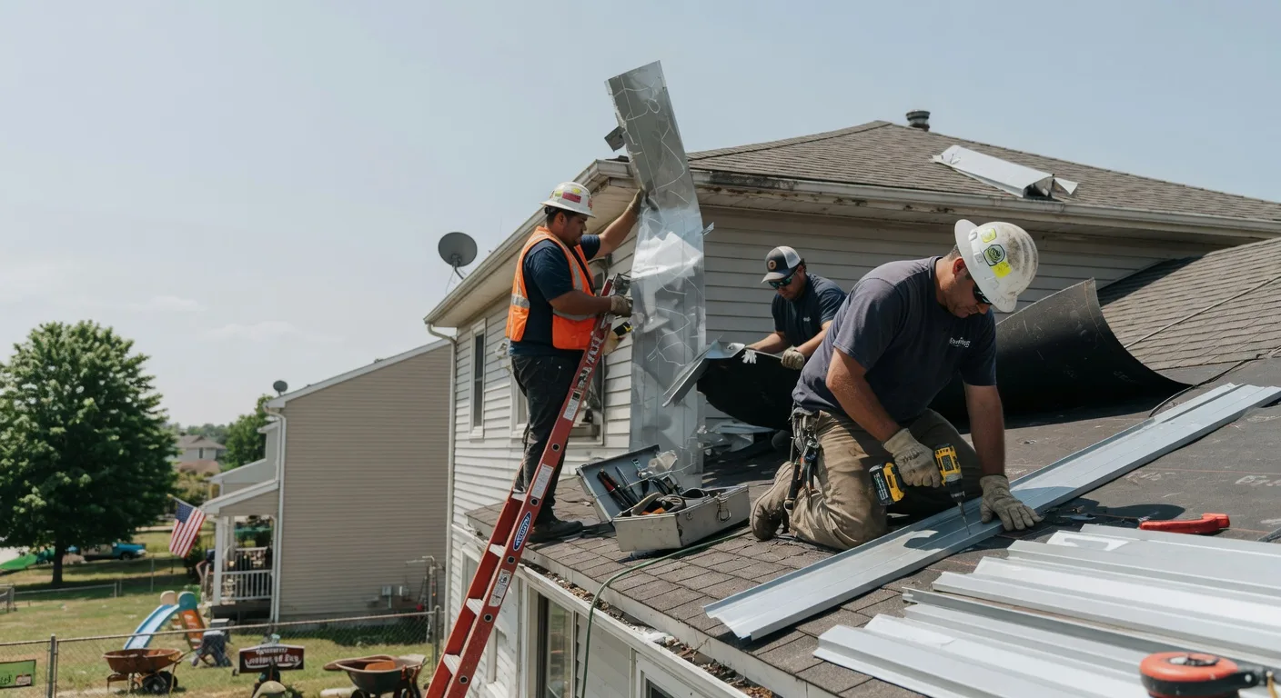Metal Roof Repair in Fairbank, IA